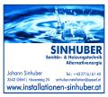 Johann Sinhuber, Sanitär- & Heizungstechnik